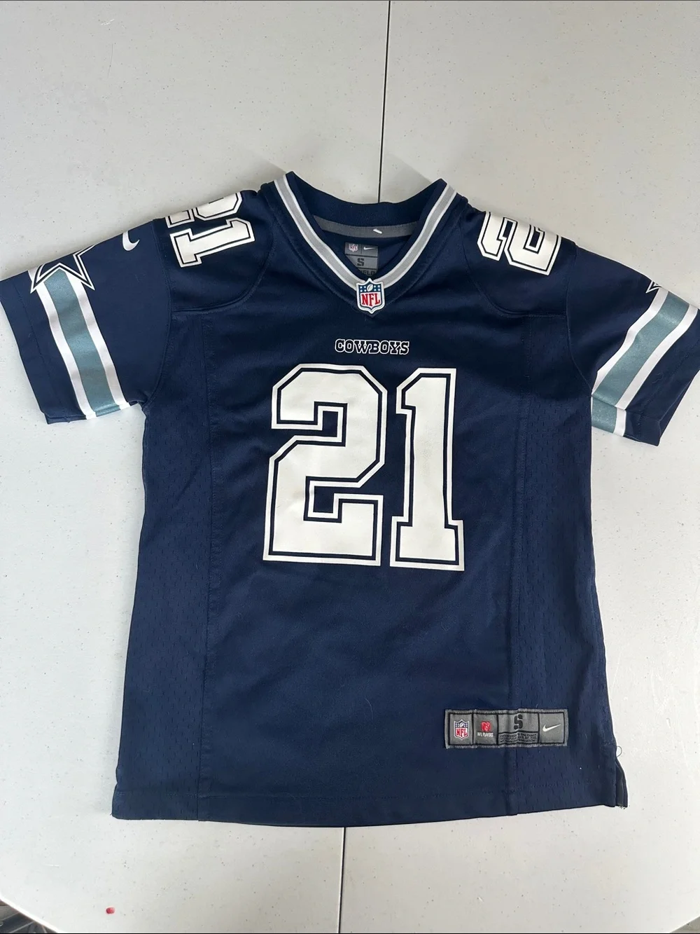 Nike Youth Dallas Cowboys Navy #21 Football Jersey #E5